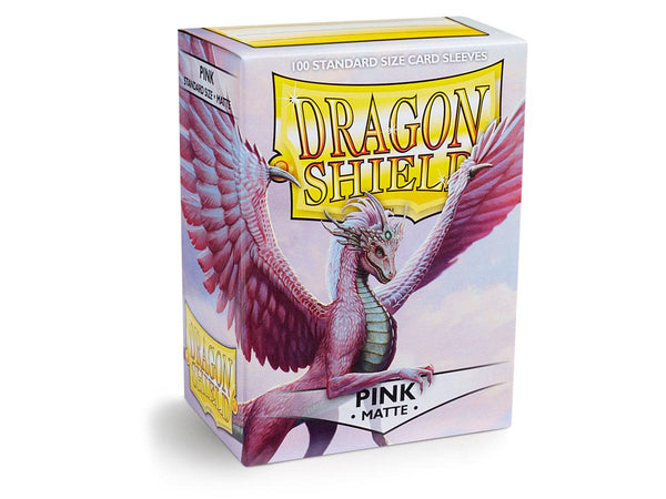 Dragon Shield Matte Pink – 100 Standard Size Card Sleeves: www.mightylancergames.co.uk