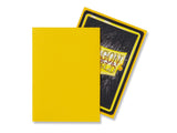 Dragon Shield Matte Yellow – 100 Standard Size Card Sleeves