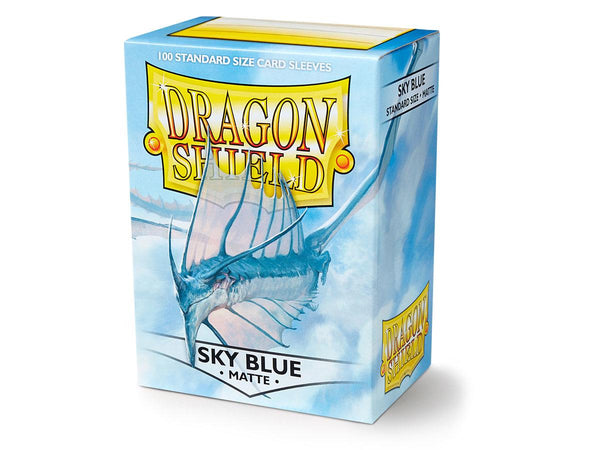 Dragon Shield Matte Sky Blue – 100 Standard Size Card Sleeves: www.mightylancergames.co.uk