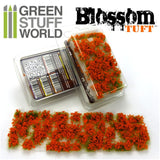 Blossom Tufts - Orange Flowers - 6mm - Green Stuff World -9281