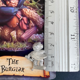 The Burglar (or Bearglar) by Northumbrian Tin Solider is a metal miniature of a teddy bear thief with a cloak, mask and club weapon