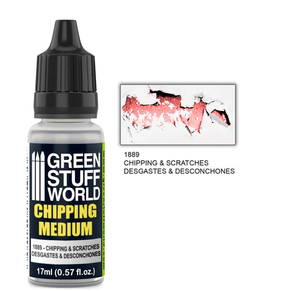 Chipping Medium 17ml- Weathering and Scratches- (GSW1889) -Green Stuff World