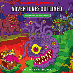 D&D Adventures Outlined Colouring Book: www.mightylancergames.co.uk