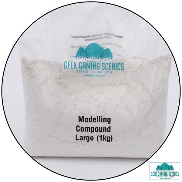 A bag of modelling compound by Geek Gaming Scenics