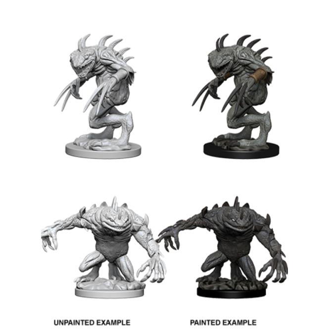 WizKids D&D Nolzur's Marvelous Miniatures (Wave 5) - Grey Slaad & Death Slaad 73353