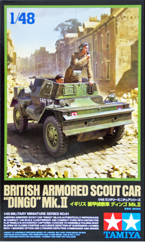 British Armoured Scout Car 'Dingo' Mk.II- 1/48- Tamiya - 32581