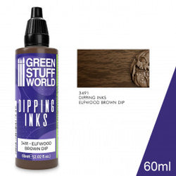 Elfwood Brown Dipping Ink 60Ml Green Stuff World Shade