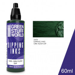 Ork Flesh Dipping Ink 60Ml Green Stuff World Shade