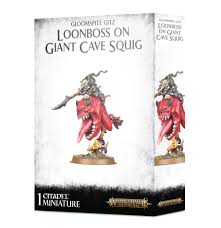 Loonboss on Giant Cave Squig - Gloomspite Gitz (Age of Sigmar)