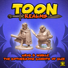 Grub & Winkle the Bothersome Bandits of Blee - Toons Realms: www.mightylancergames.co.uk