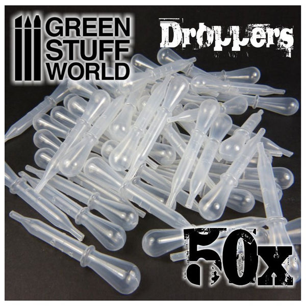 50x Droppers with Suction Bulb - Green Stuff World (1447)