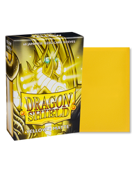 Dragon Shield Yellow Matte Japanese Size Sleeves x60