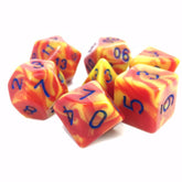 Elemental D20 Poly Dice set - Fi...
