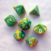 Elemental D20 Poly Dice set - Gr...