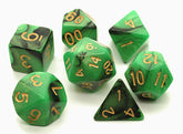 Elemental D20 Poly Dice set - Gr...