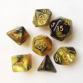Elemental D20 Poly Dice set - Go...