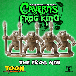 The Frog Men - Toon Realms Miniatures - Lucid Eye Publications