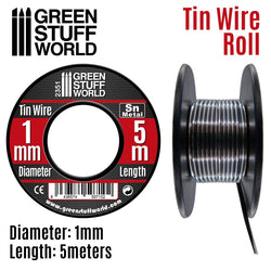 1mm Flexible tin wire roll - Green Stuff World