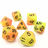 Glow Dice Set D20 Poly Dice set ...