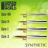 Green Series-  Synthetic Brush Set (4) (Green Stuff World 10192)