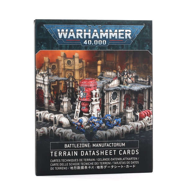 Battlezone: Manufactorum – Terrain Datasheet Cards (Warhammer 40,000)