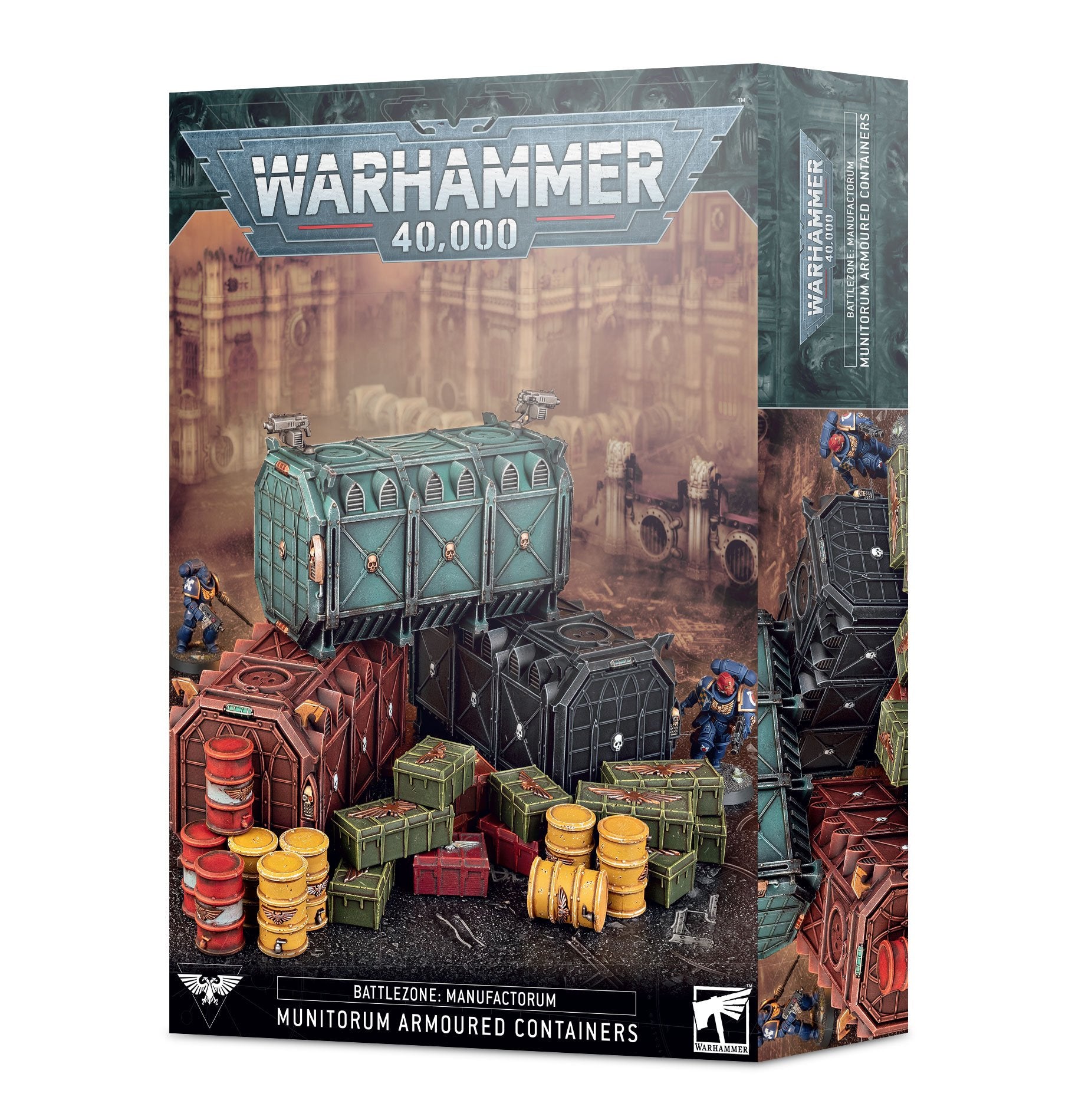 Battlezone Manufactorum – Munitorum Armoured Containers (Warhammer 40,000)