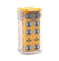 Imperial Fists Dice Set (Warhammer 40k) ***Preorder for 10th October*** :www.mightylancergames.co.uk