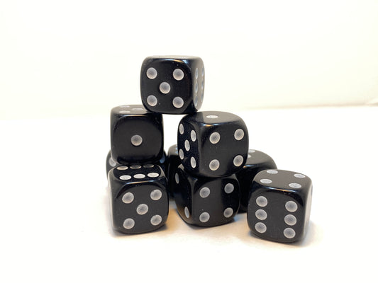 Black - 10 x 16mm D6 (16BKD6)