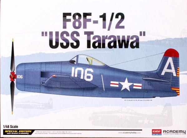 Academy 1/48 - F8F - 1/2 “USS Tarawa” Special Edition Kit: www.mightylancergames.co.uk