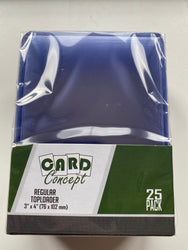 Card Concept Regular Toploaders 3" X 4" - 25 pack