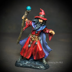 77412 - Lendil Blackroot, Wizard (Reaper Bones)