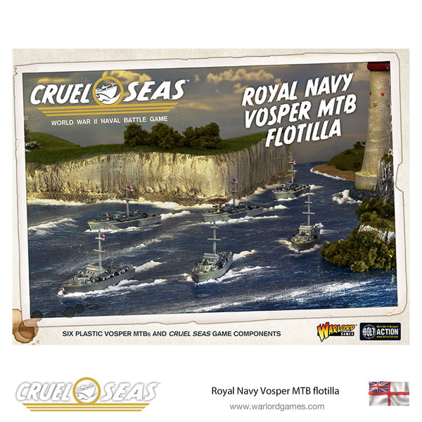 Cruel Seas - Royal Navy Vosper MTB Flotilla: www.mightylancergames.co.uk