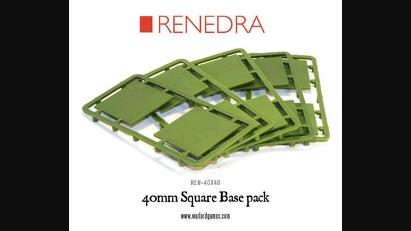 Renedra: 40mm square bases