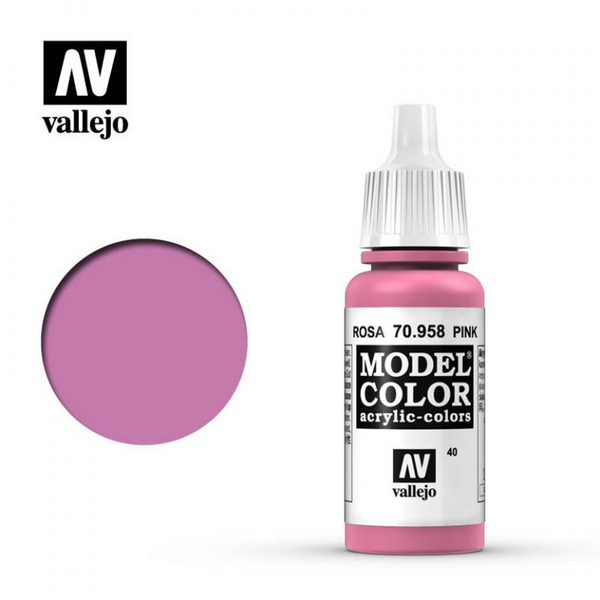 70.958 - Pink (Vallejo Model Color) :www.mightylancergames.co.uk
