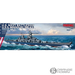 Meng model 1/700 - us navy battleship uss missouri bb-63