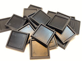 Miniature Bases: 25mm Lipped Squ...
