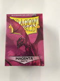 Dragon Shield Magenta Matte – 100 Standard Size Card Sleeves