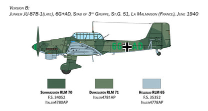 Italeri Junkers JU-87B Stuka - 1:48 - 2807