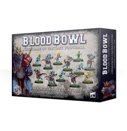 Gwaka'moli Crater Gators - Lizardmen Team (Blood Bowl) :www.mightylancergames.co.uk