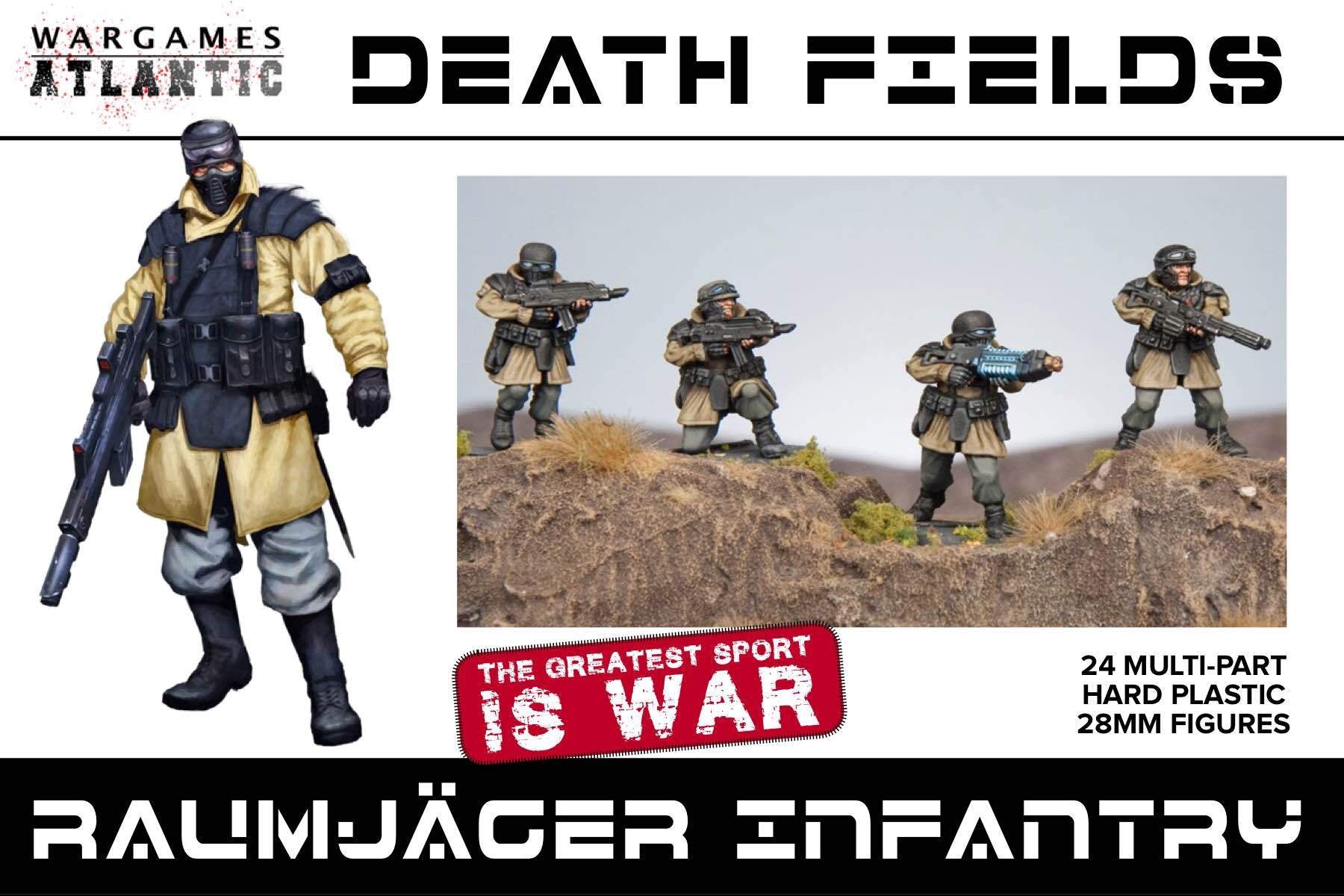 Death Fields Raumjager Infantry :www.mightylancergames.co.uk 