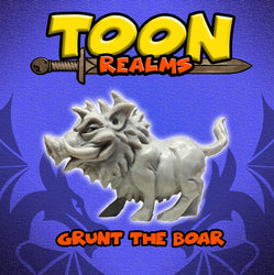 Grunt the Boar - Toon Realms: www.mightylancergames.co.uk