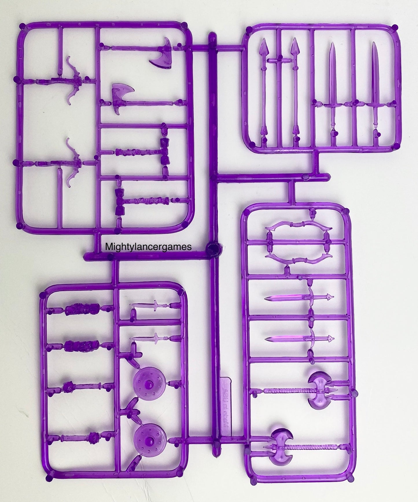 Reaper Miniatures Weapon Sprue- Purple