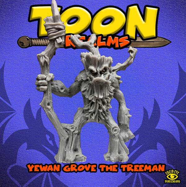 Yewan Grove The Treeman - Toon Realms Miniatures - Lucid Eye Publications