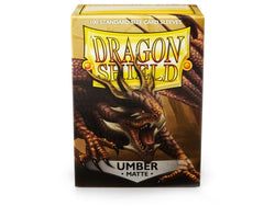 Dragon Shield  Umber Matte – 100 Standard Size Card Sleeves