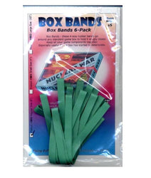 Box Bands: Regular Size Green -6 pack
