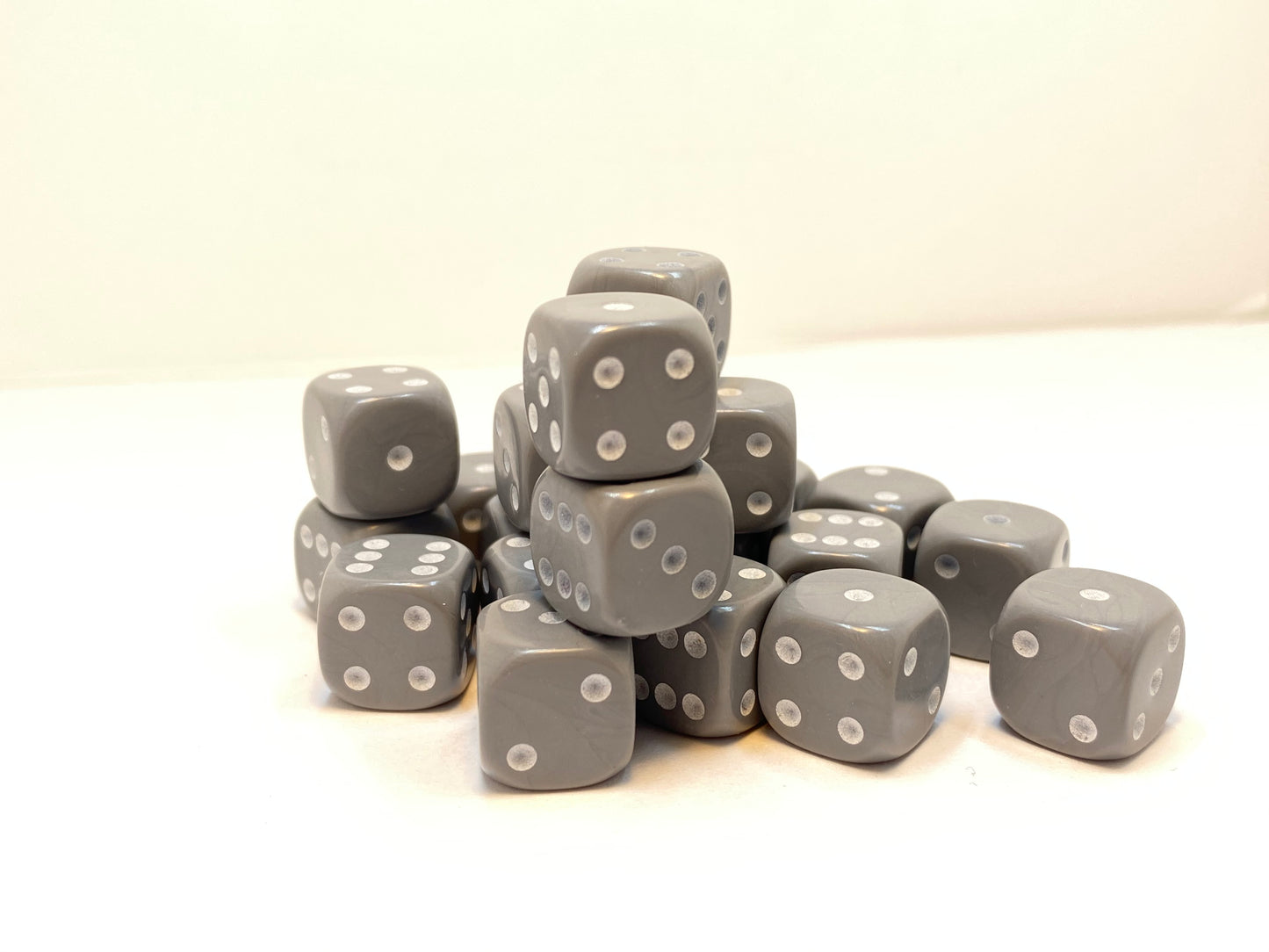 Grey - 20 x 12mm D6 (12GD6)
