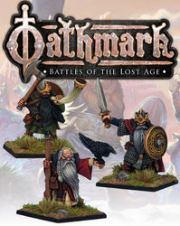 Dwarf King, Wizard & Musician - Oathmark Oak 101 :www.mightylancergames.co.uk