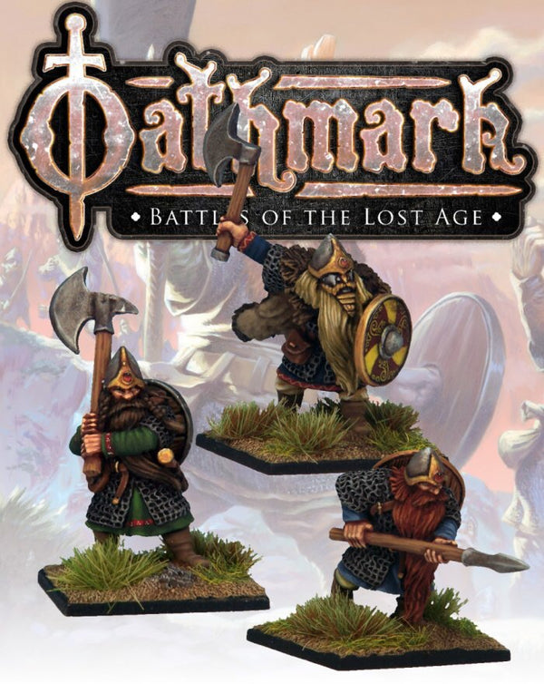 Dwarf Champions - Blister Pack (Oathmark OAK102) :www.mightylancergames.co.uk