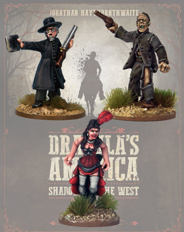 DRAC118 - Dracula's America Characters - Blister Pack (Dracula's America - Shadows of the West) :www.mightylancergames.co.uk
