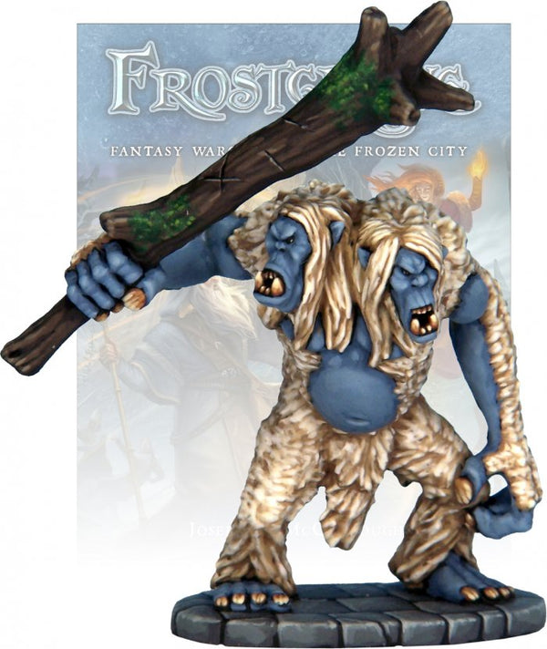 Frostgrave Two-Headed Snow Troll: www.mightylancergames.co.uk